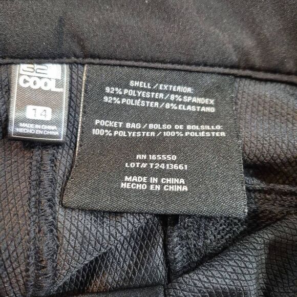 32 Degrees Women's Black Poly/Spandex Pants w Zip Close Pockets - Picture 11 of 11